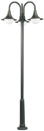 662073 3-kops lantaarn bij olman verlichting