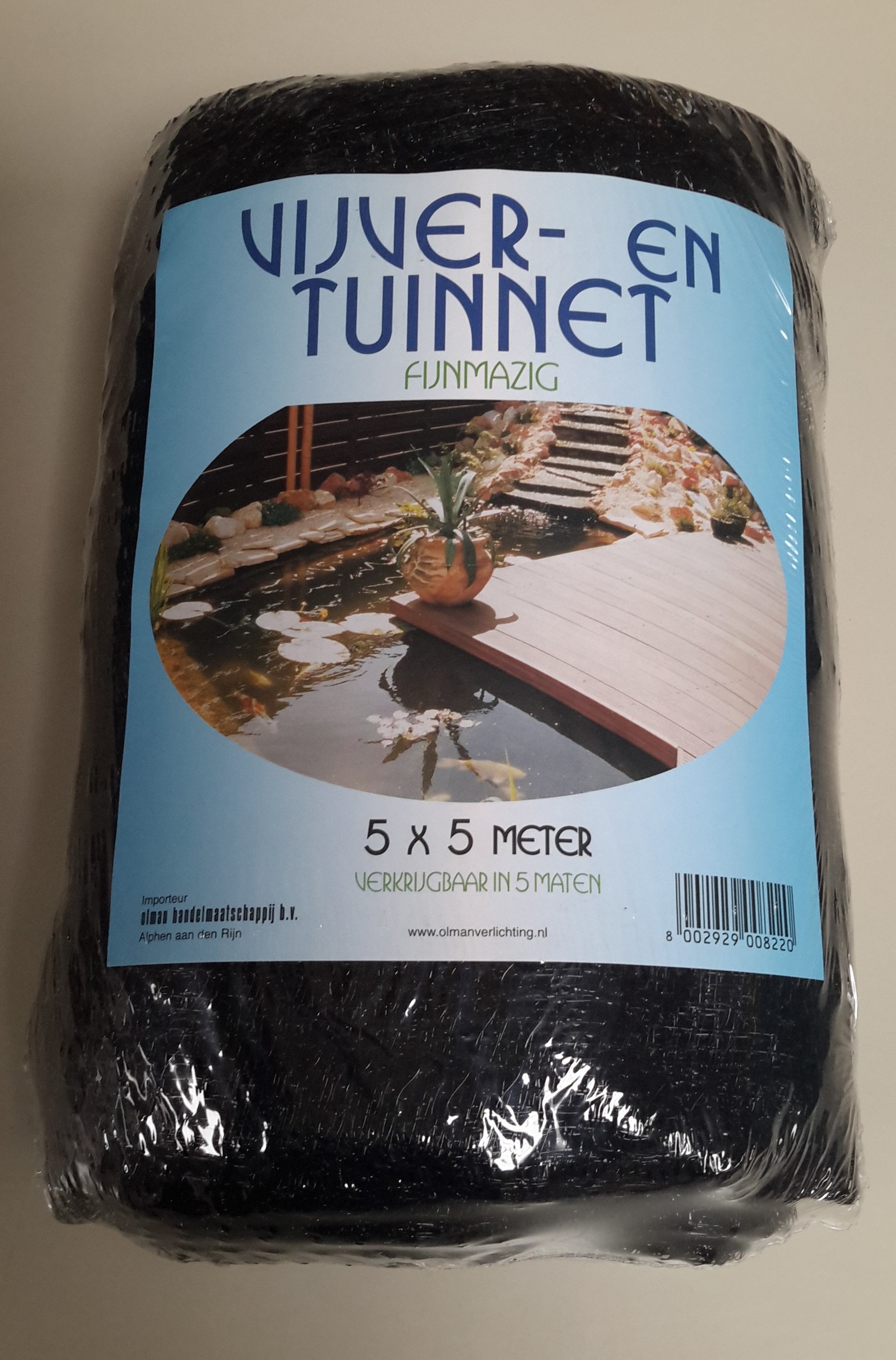 vijvernet 5x5 m